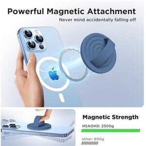 Azure Blue Magnetic Phone Grip